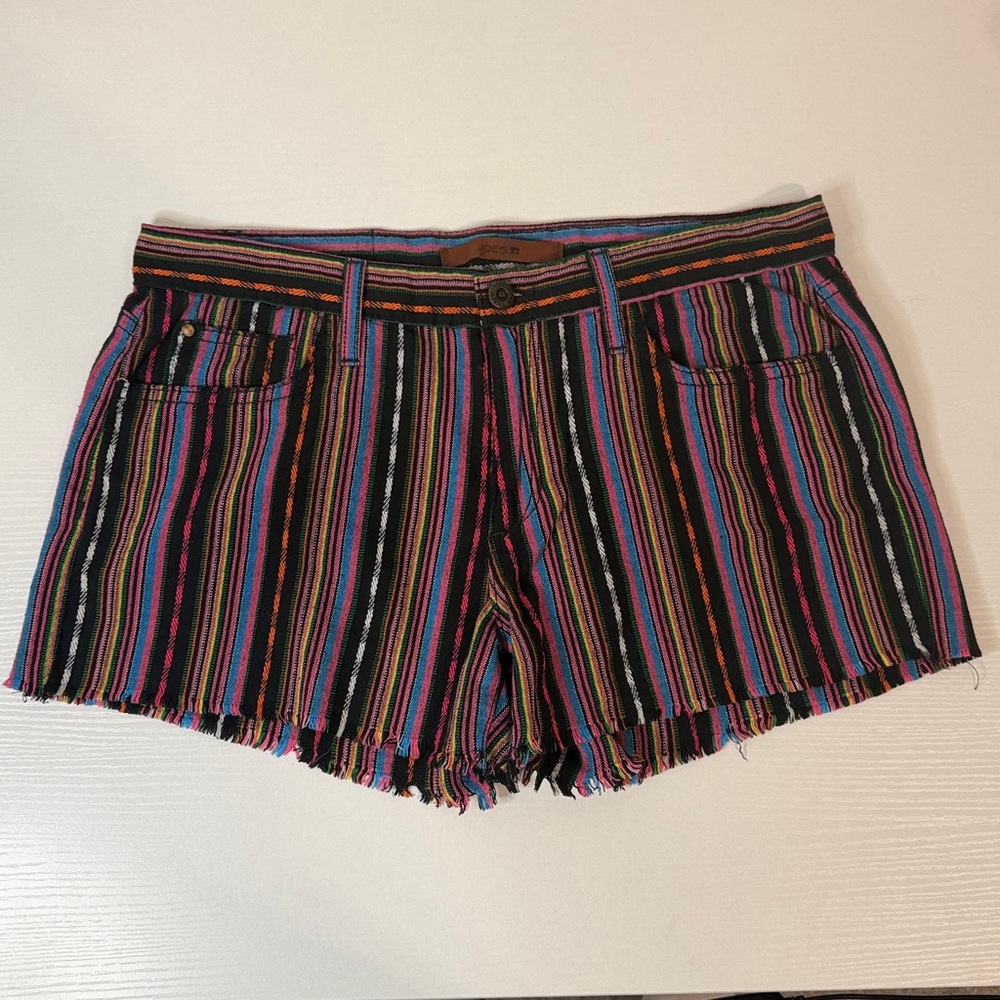 Joe’s Jeans Vintage Reserve 1971 Off Shore Stripe Shorts - Picture 2 of 13